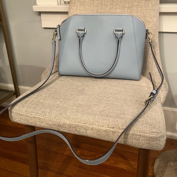 Kate Spade Handbag w/ Crossbody Option | Baby Blue - Never Used - Picture 3 of 4
